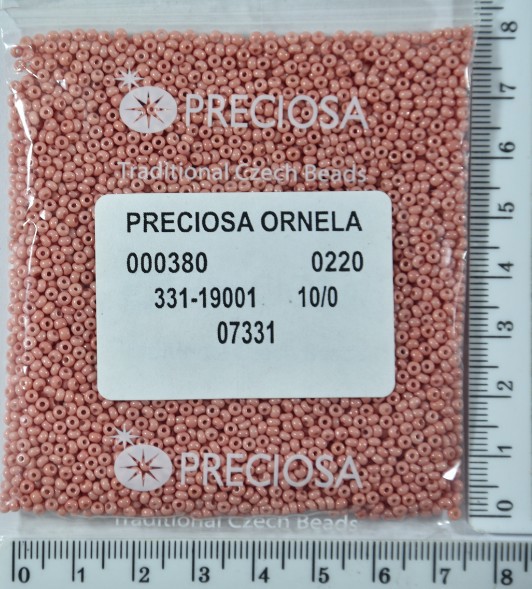 Бісер PRECIOSA №10 / 0 натур №07331 пакет 50 грам