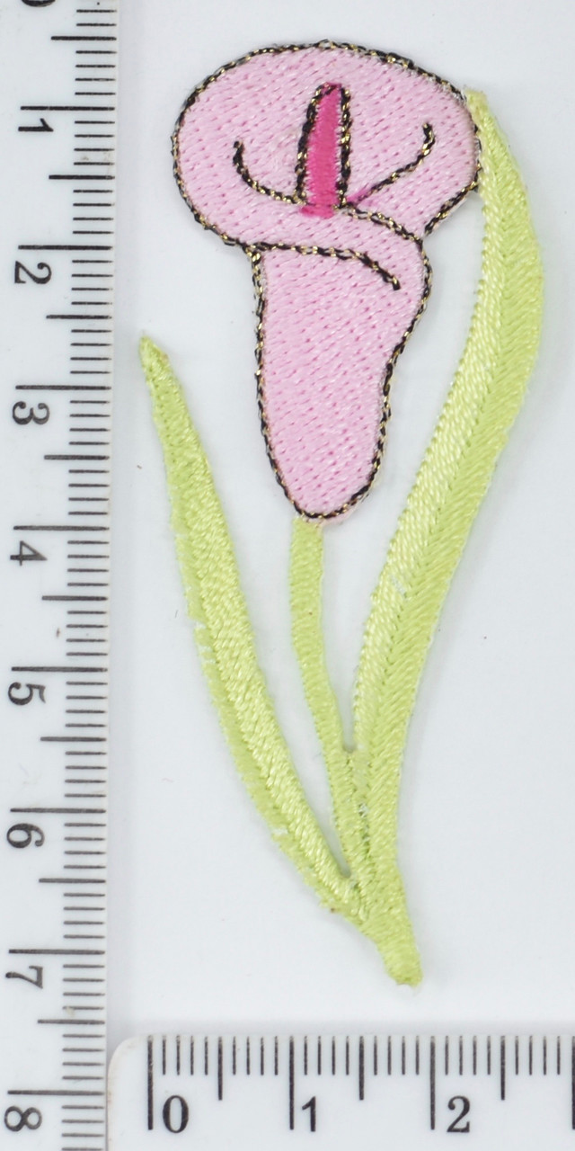 Аплікація-термо клейова квітка 7см * 3.9см