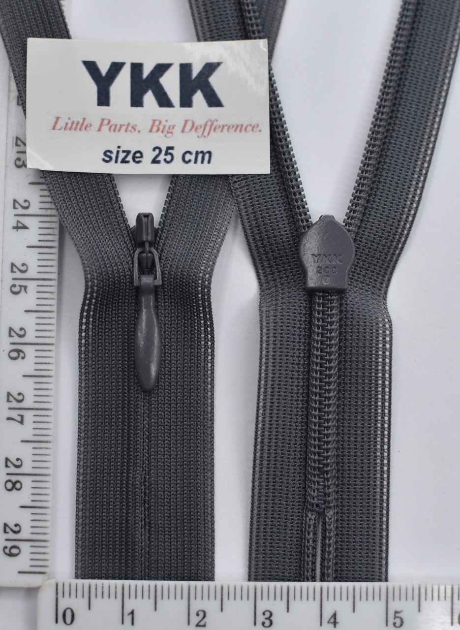 Блискавка спіраль №2 YKK Японія потайна нейлон 25см (306)
