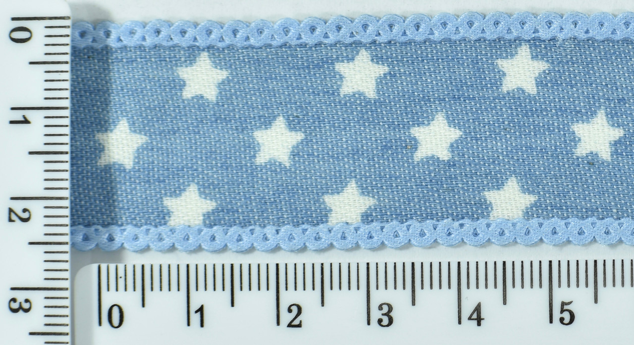 Тасьма-джинс (2,5 см) Польща т.голуб,5м