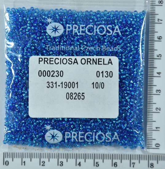 Бісер PRECIOSA №10 / 0 блискучий №08265 пакет 50 грам