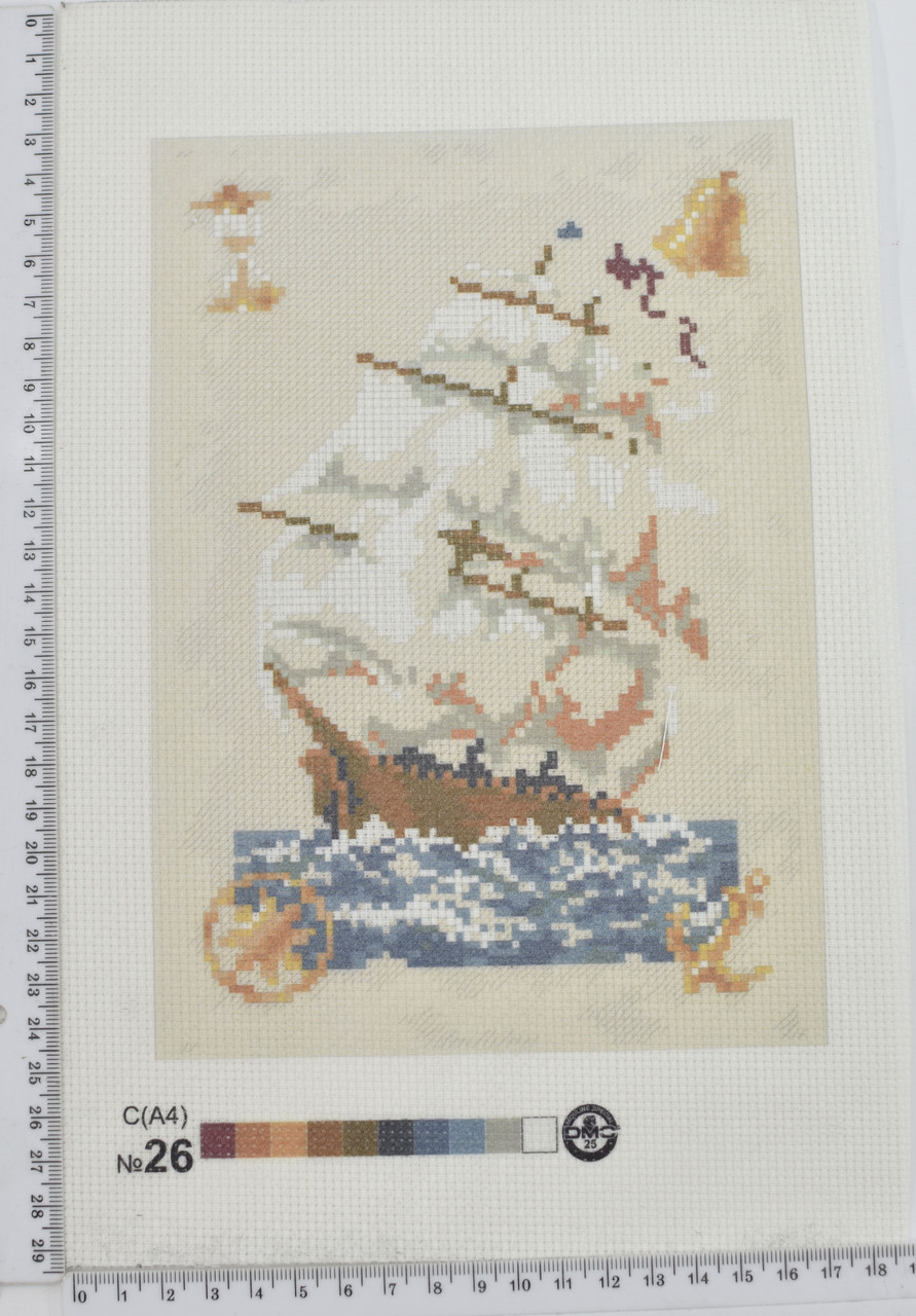 Друк на вишів.ткані (Польща) 20 * 30см №26