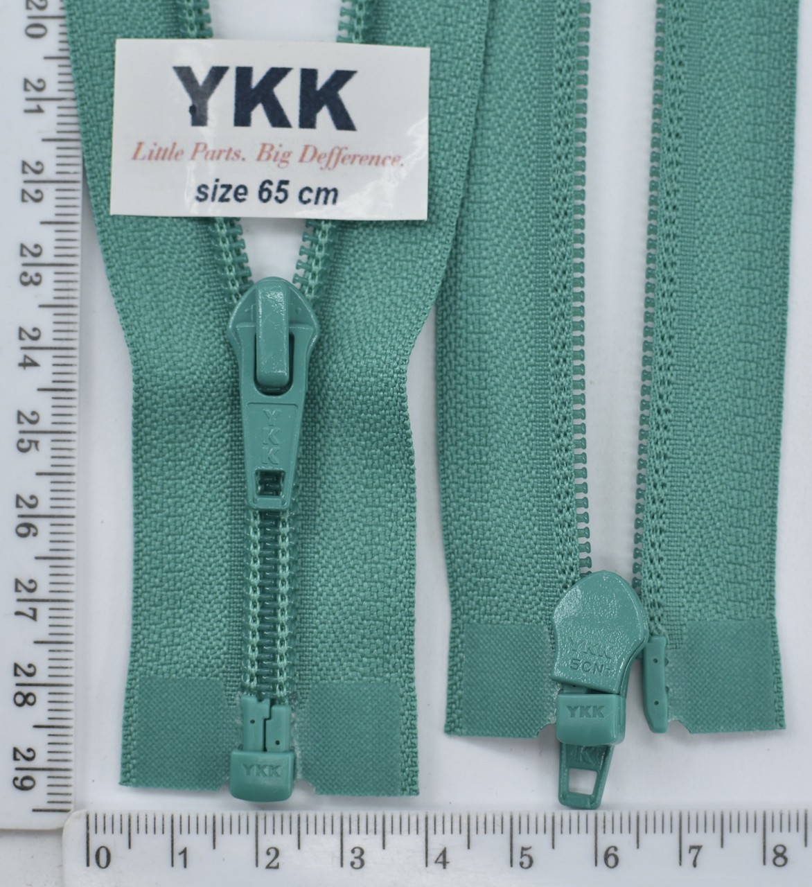 Блискавка YKK спіраль №5 разьемний 65см (826) т салат