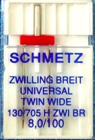 Голка подвійна універсальна № 100 /8мм SCHMETZ Німеччина побут шв маш