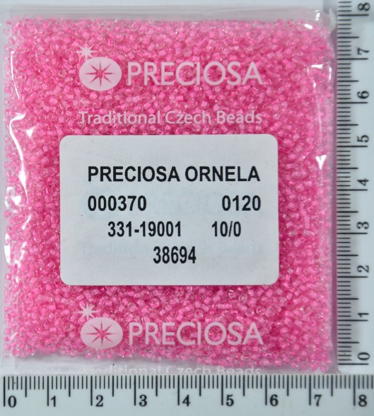 Бісер PRECIOSA №10 / 0 фарбують №38694 пакет 50 грам