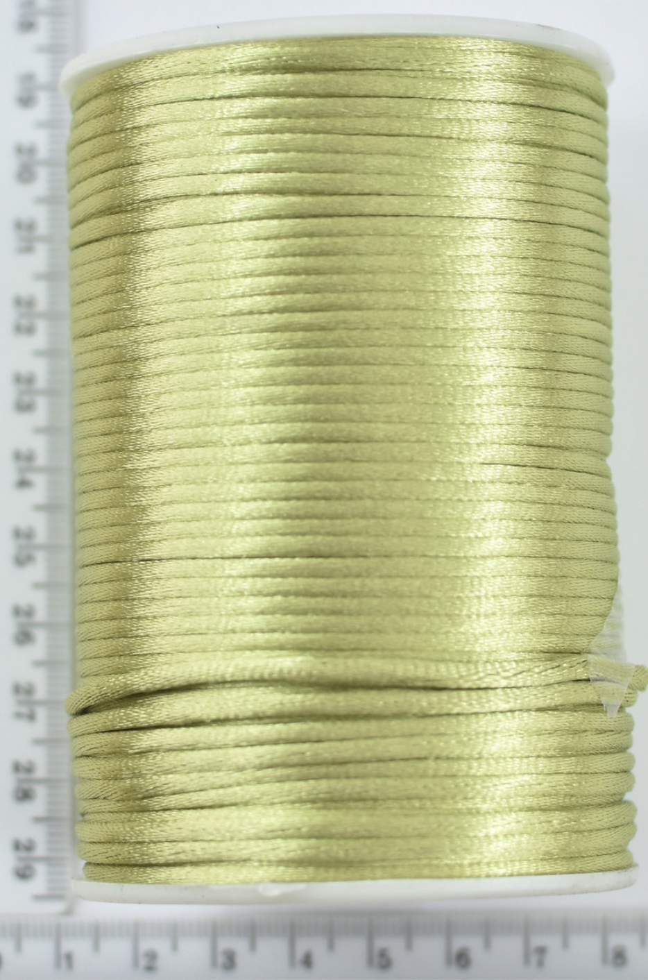 Шнур атласний ф 2,5мм олива