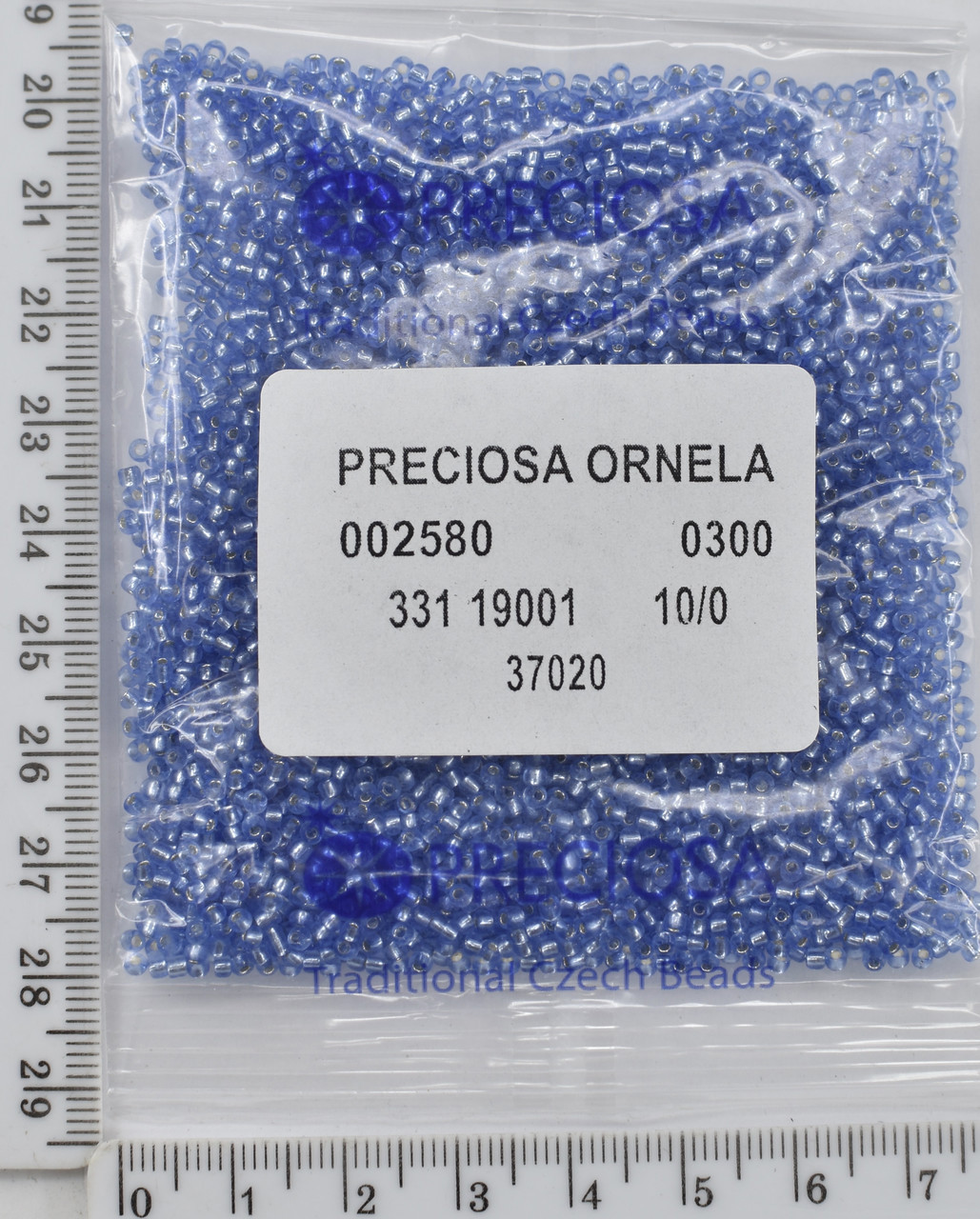 Бісер PRECIOSA №10 / 0 блискучий №37020 пакет 50 грам