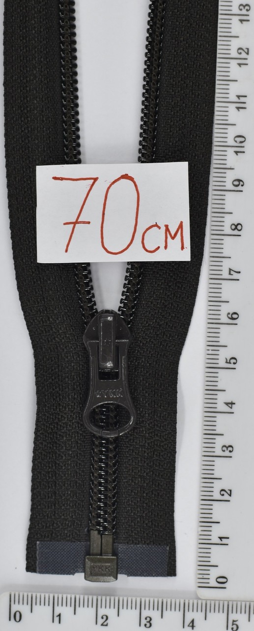 Блискавка спіральна № 5 YKK Японія 70см № 916 коричн
