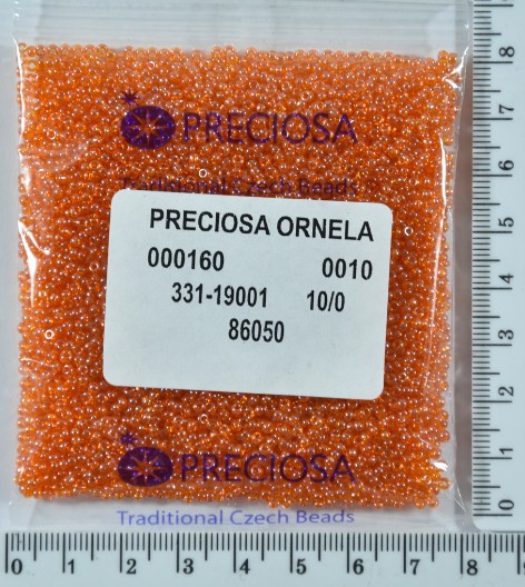 Бісер PRECIOSA №10 / 0 прозо-перлам №86050 пакет 50 грам