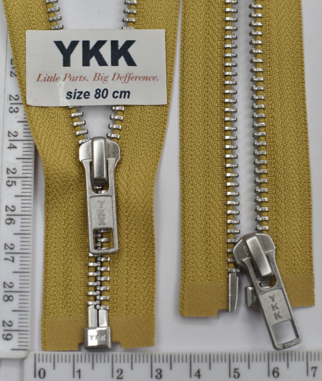 Блискавка 80см метал алюм № 5 YKK Японія 