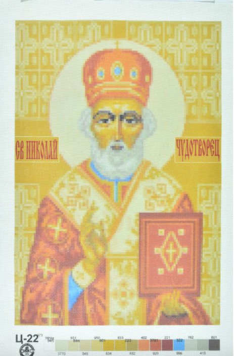Друк на вишів.ткані 30x40см-релігія№22