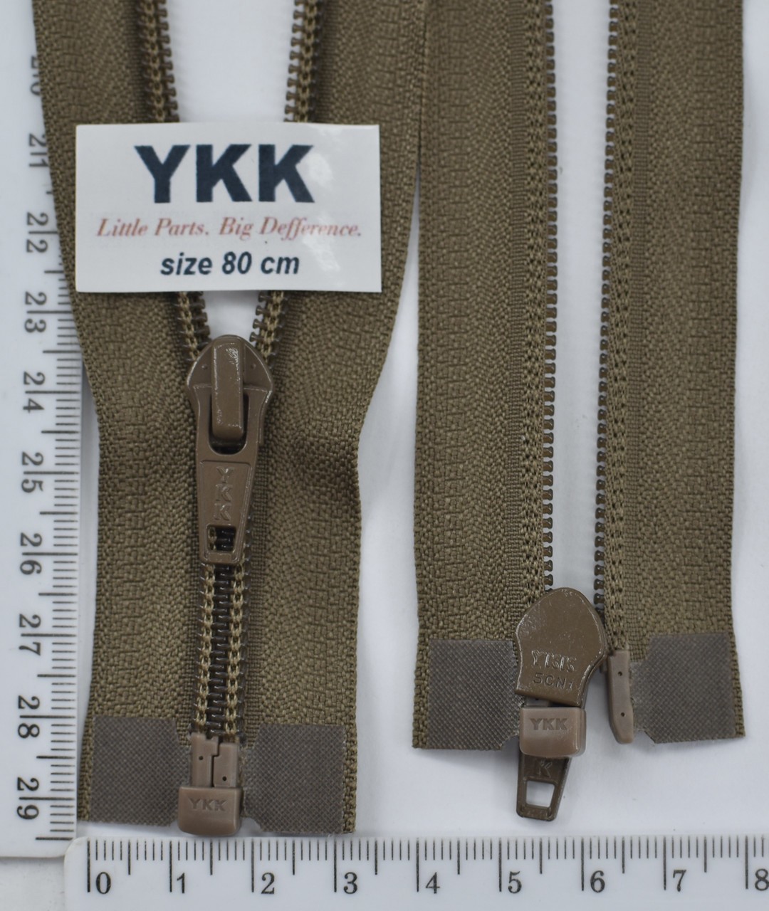 Блискавка спіраль №5 YKK Японія разьемний 80см (563) св болотний