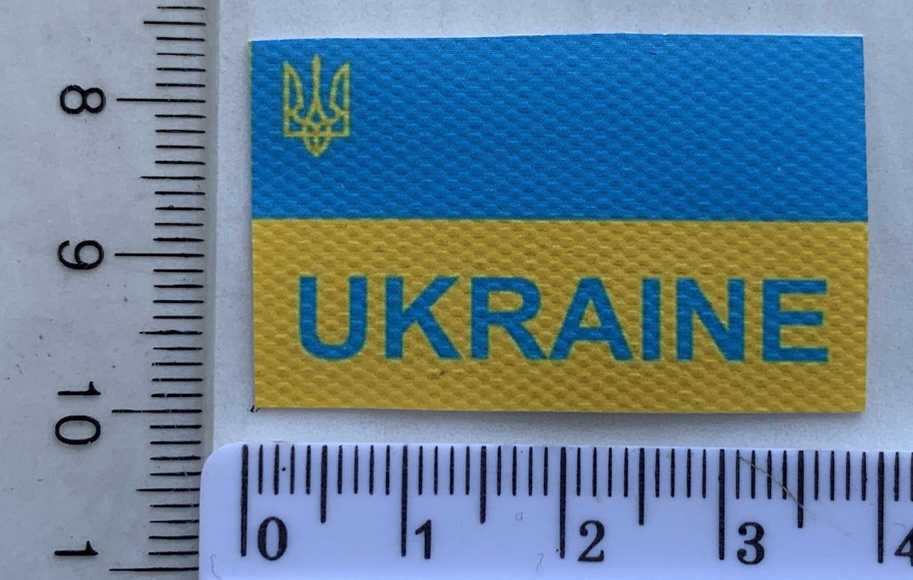 Аплікація клейовий друк спец фарбою 2,5см* 4см 