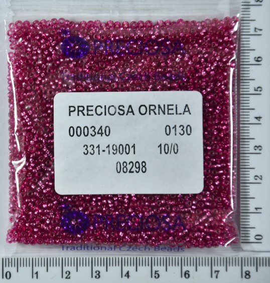 Бісер PRECIOSA №10 / 0 блискучий №08298 пакет 50 грам