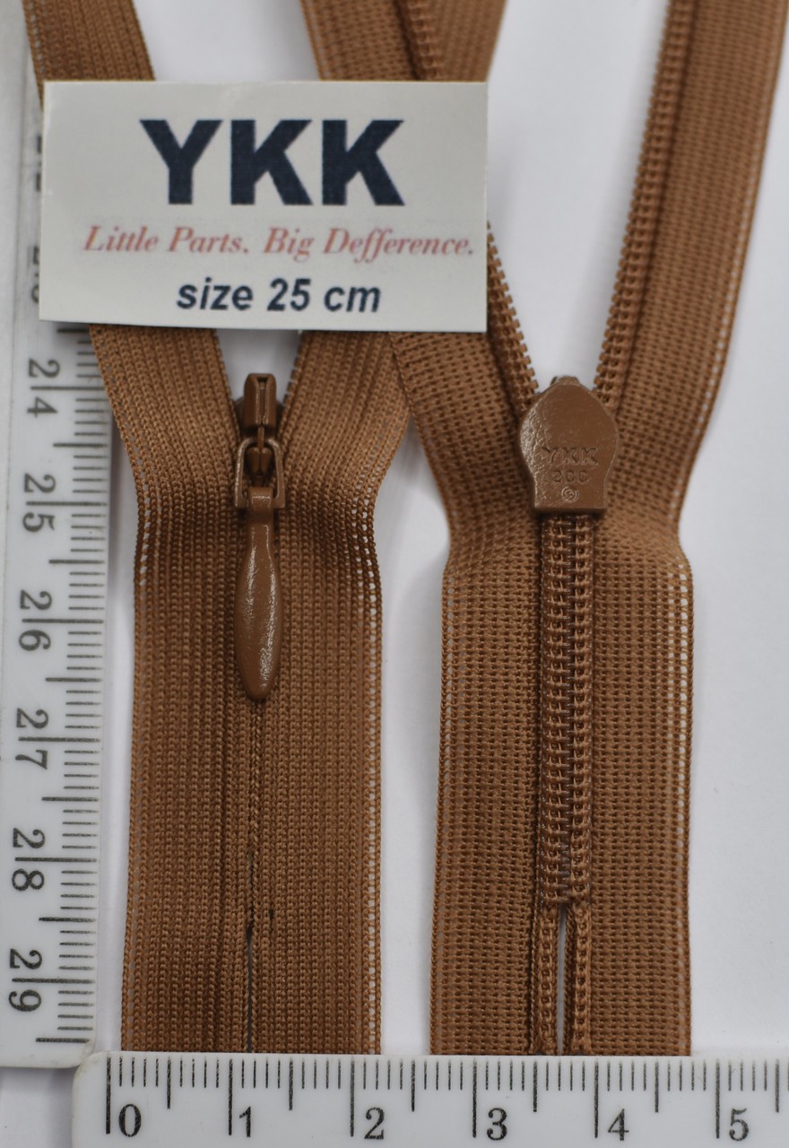 Блискавка спіраль №2 YKK Японія потайна нейлон 25см (092)