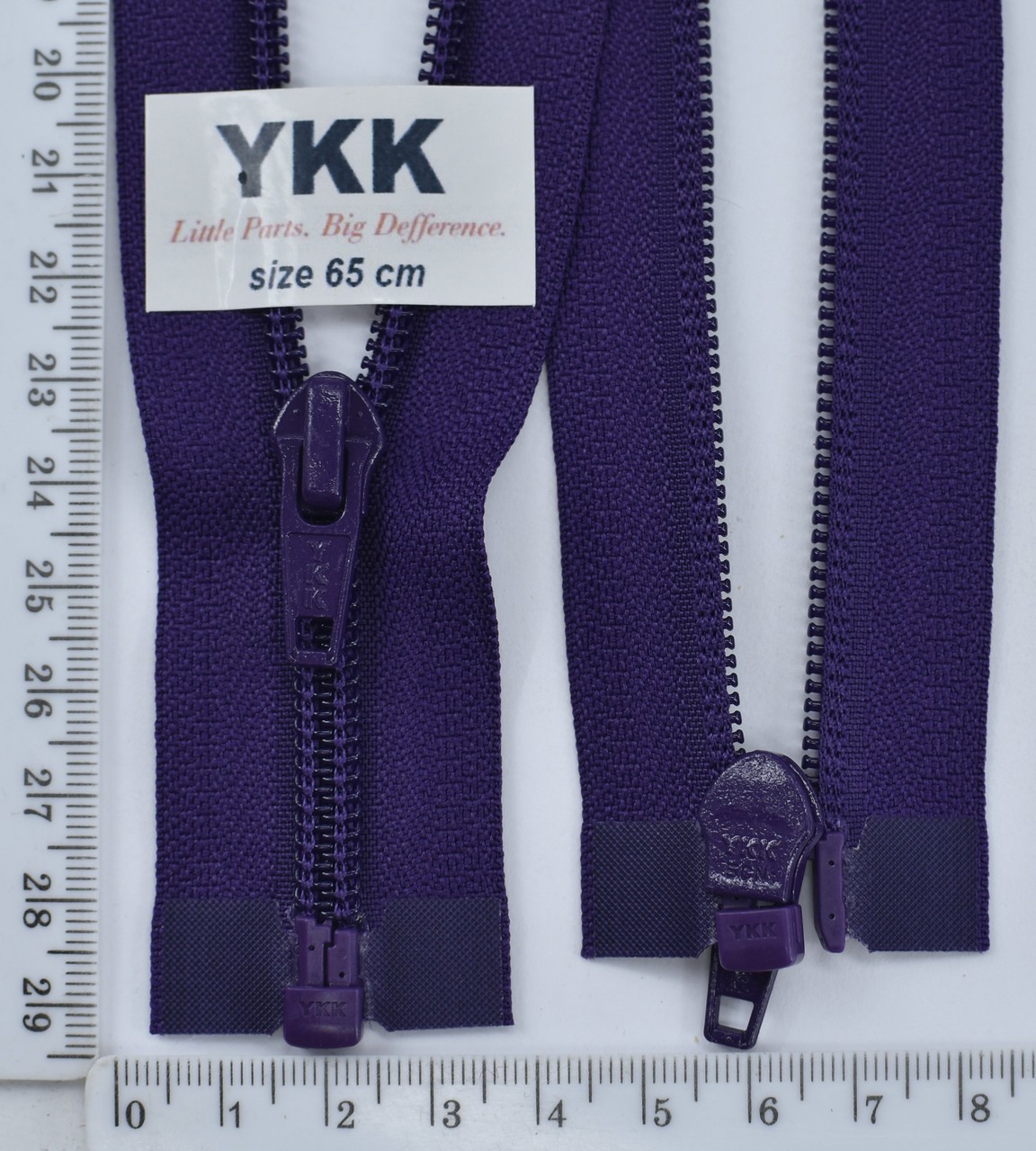 Блискавка YKK спіраль №5 разьемний 65см (865) фіолет
