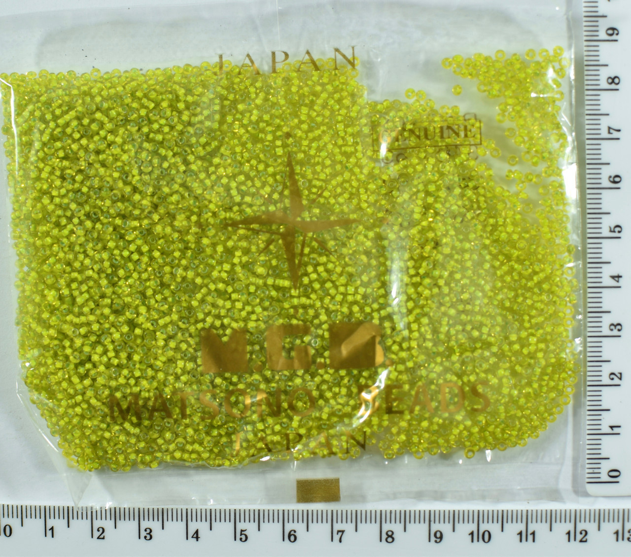 Бісер №11 / 0 "MATSUNO" -Японія (50гр) №918 нас.салат