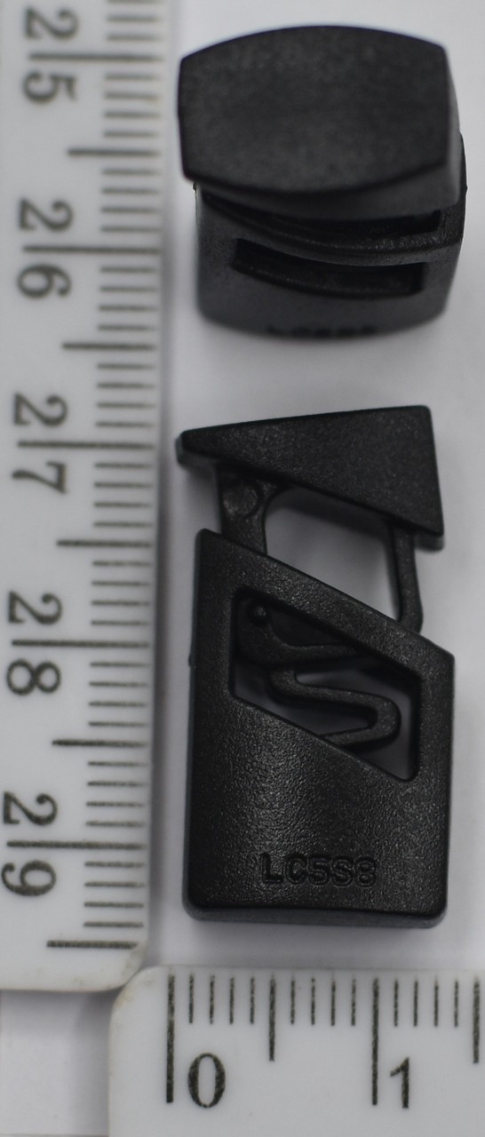 Фіксатор LC05PS8 YKK Японія під шнур ф=2-5мм чорний