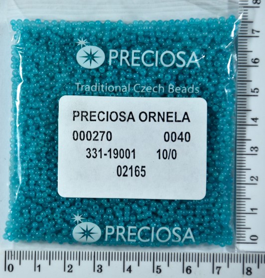 Бісер PRECIOSA №10 / 0 №02165 мат-блест пакет 50 грам