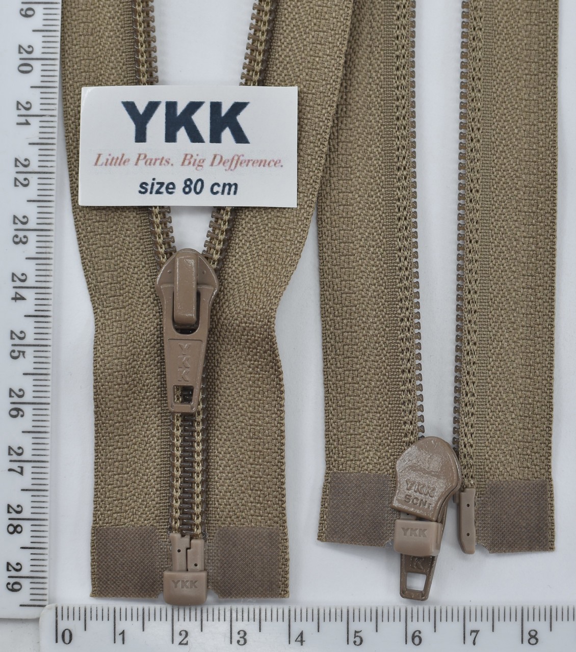 Блискавка спіраль №5 YKK Японія разьемний 80см (894) бежев