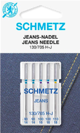 Голки для джинсових тканин Jeans асорті SCHMETZ Німеччина побут шв маш