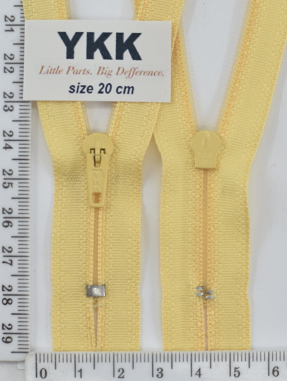 Блискавка спіраль №3 YKK Японія 18см (505) св яєчний