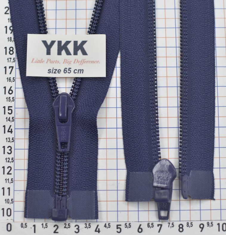 Блискавка YKK спіраль № 5 разьемний 65см № 919