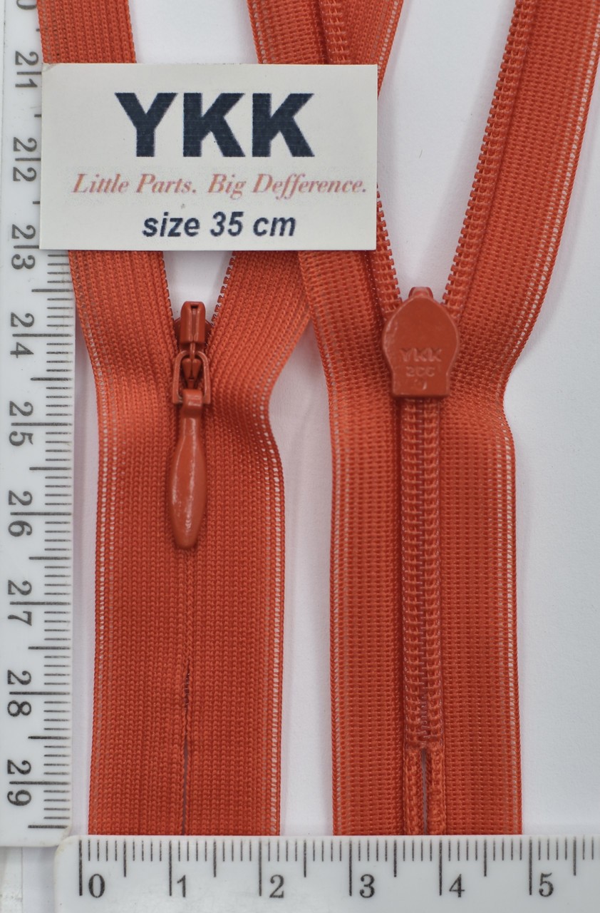 Блискавка спіраль №2 YKK Японія потайна нейлон 35см ( 819 )