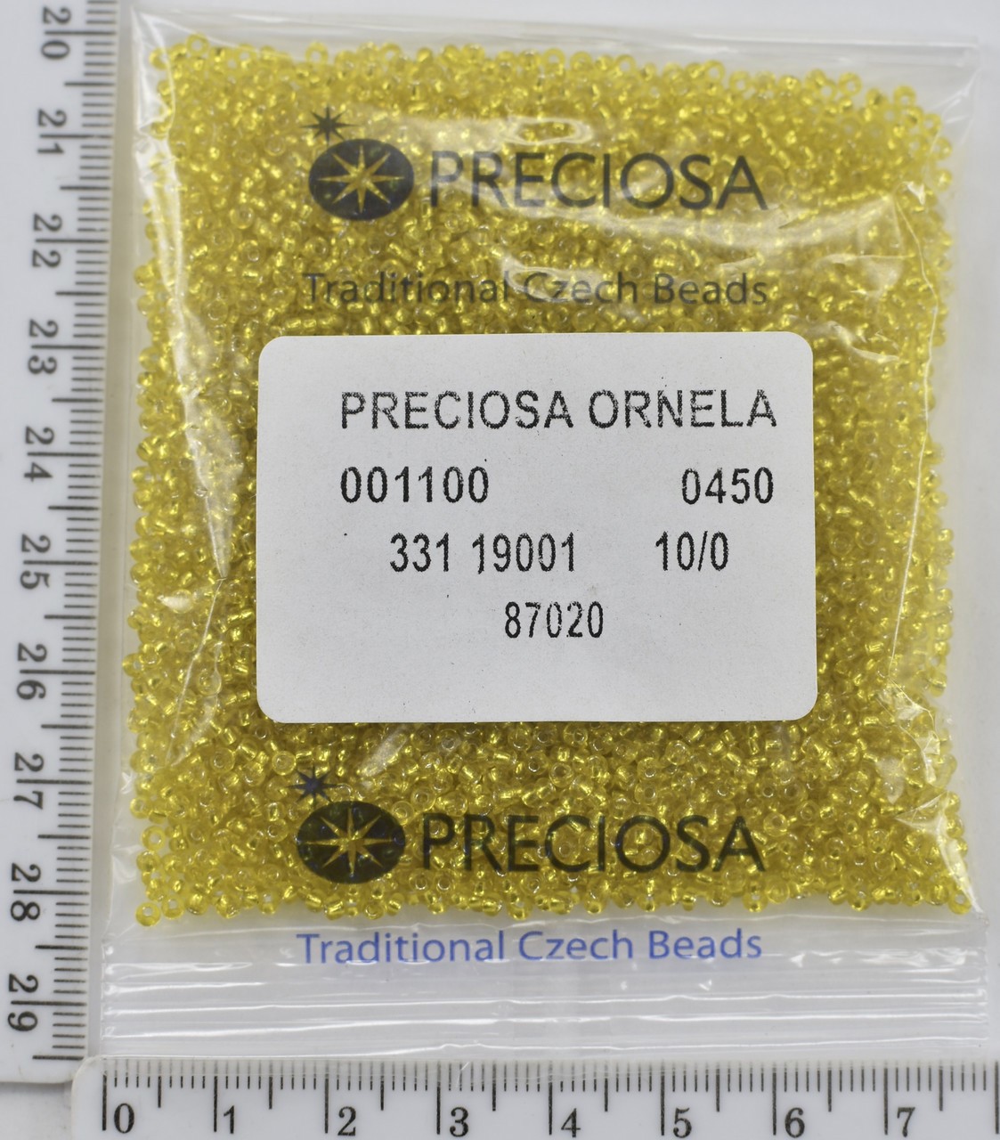 Бісер PRECIOSA №10 / 0 блискучий №87020 пакет 50 грам