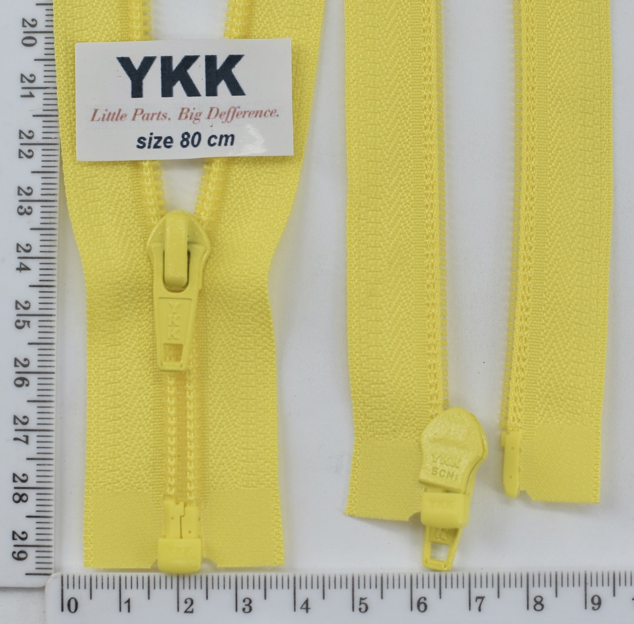 Блискавка спіраль №5 YKK Японія разьемний 80см (504) жовтий