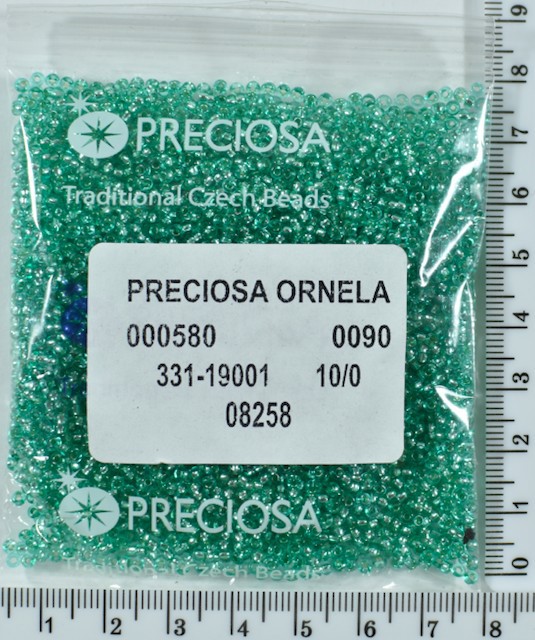 Бісер PRECIOSA №10 / 0 блискучий №08258 пакет 50 грам