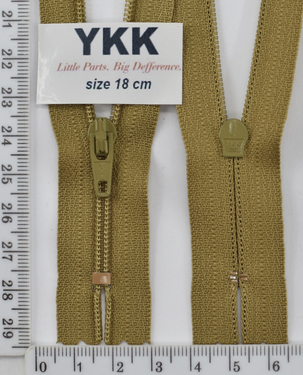 Блискавка спіраль №3 YKK Японія 18см (898) золото