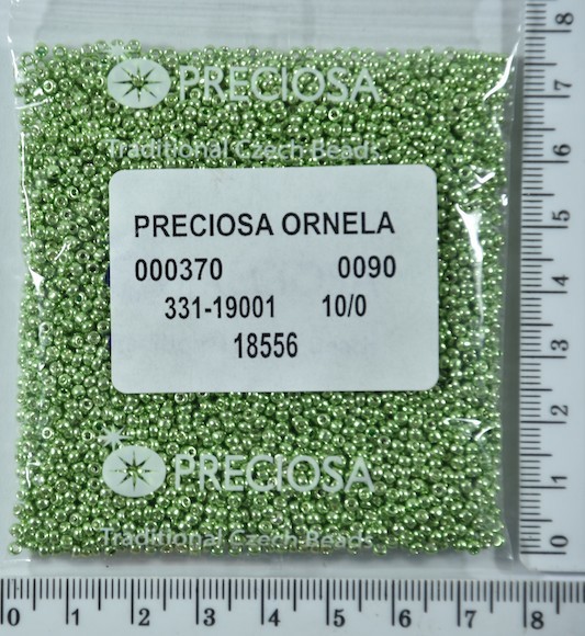 Бісер PRECIOSA №10 / 0 металік №18556 пакет 50 грам