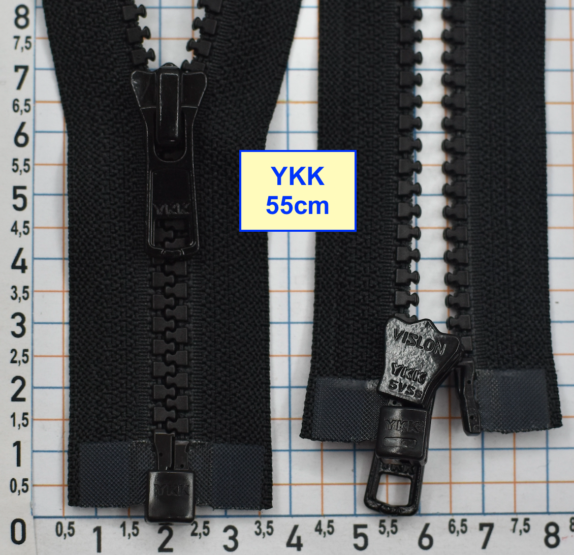 Блискавка трактор № 5 YKK Японія 55см  чорний (1)