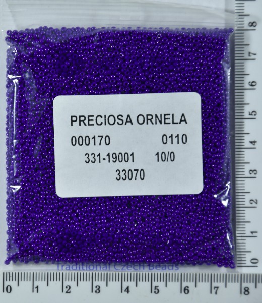 Бісер PRECIOSA №10 / 0 натурал №33070 пакет 50 грам