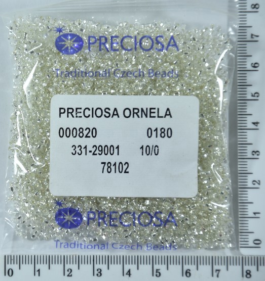 Бісер PRECIOSA №10 / 0 блискучий №78102 пакет 50 грам