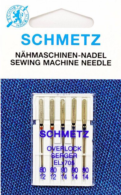 Голка асорті Overlock для побут оверлоков і Розпошивальні машин SCHMETZ Німеччина