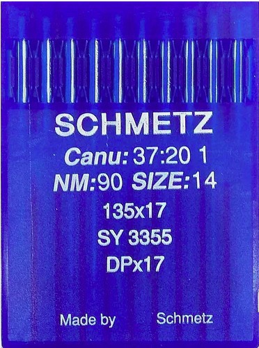 Голки DРX17 № 90 для безпосадкових пром шв машин SCHMETZ Німеччина