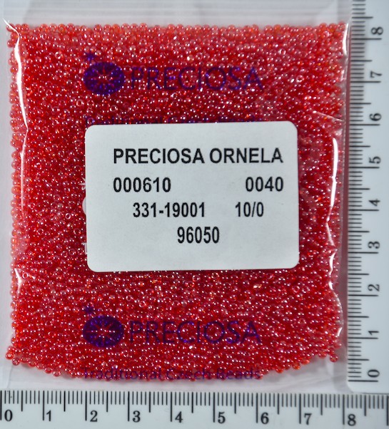 Бісер PRECIOSA №10 / 0 прозо-перлам №96050 пакет 50 грам