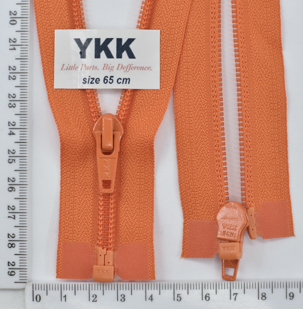 Блискавка YKK спіраль №5 разьемний 65см (849) нас оранж