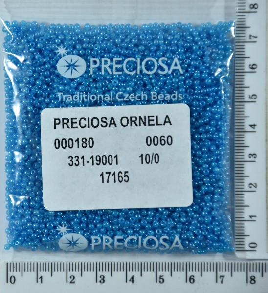 Бісер PRECIOSA №10 / 0 мат-блискучий №17165 пакет 50 грам