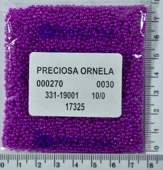 Бісер PRECIOSA №10 / 0 мат-блискучий №17325 пакет 50 грам