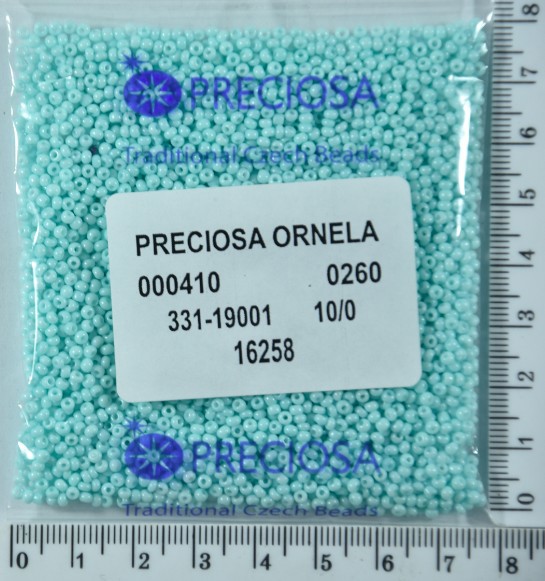 Бісер PRECIOSA №10 / 0 натурал №16258 пакет 50 грам