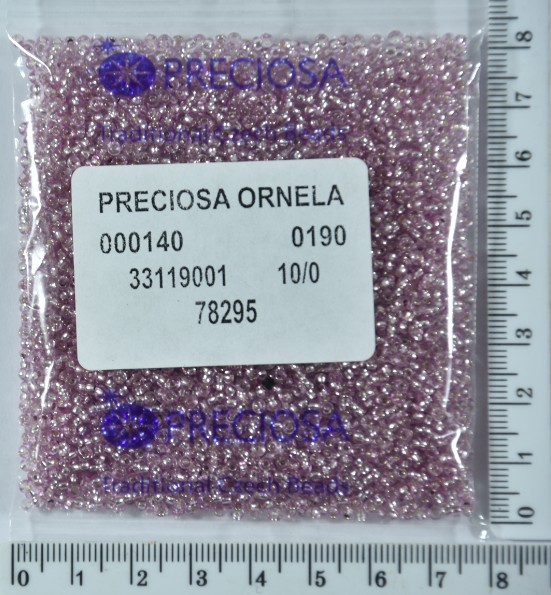 Бісер PRECIOSA №10 / 0 блискучий №78295 пакет 50 грам