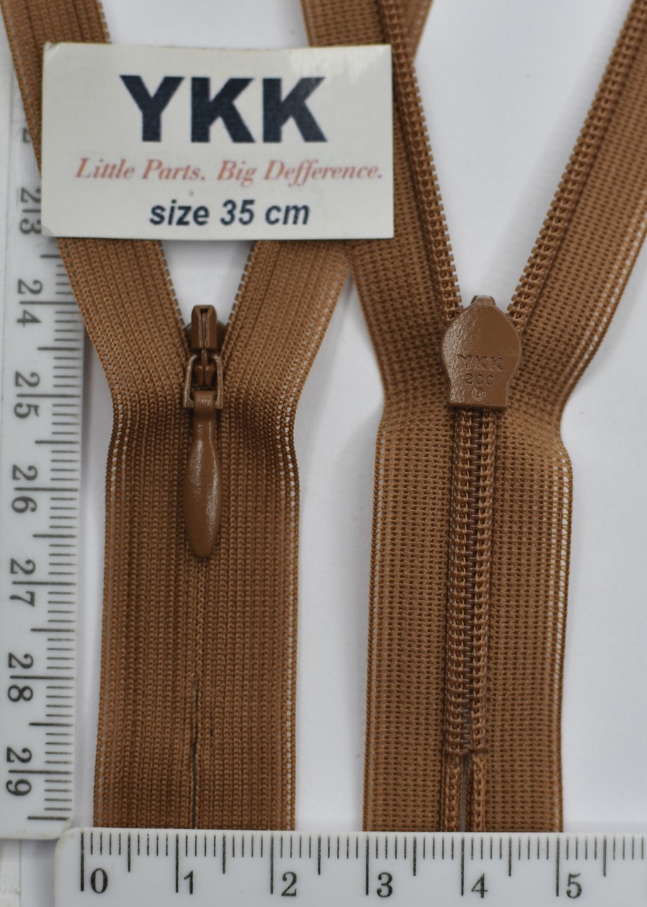 Блискавка спіраль №2 YKK Японія потайна нейлон 35см ( 092)