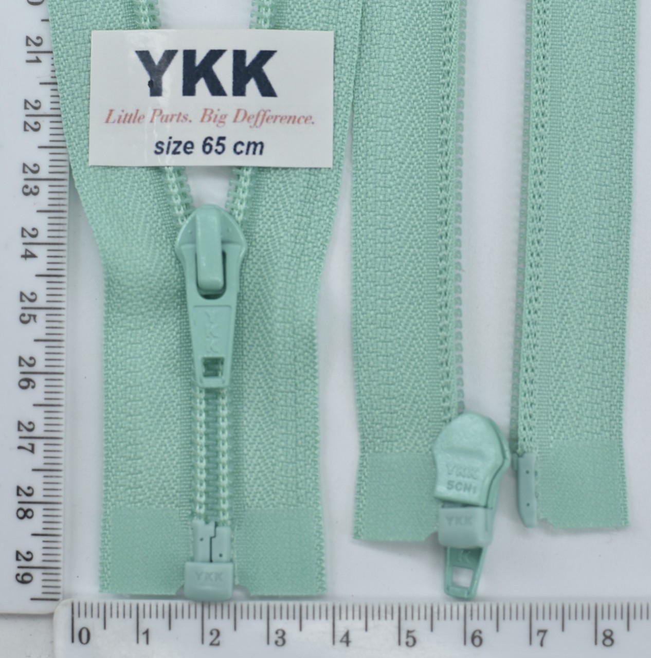 Блискавка YKK спіраль №5 разьемний 65см (534) св салат