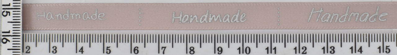 Стрічка атласна шир = 1см HAND MADE кремів
