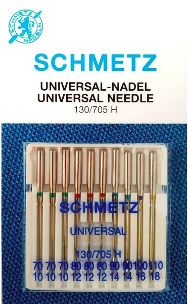 Голка асорті Universal SCHMETZ  для побутових шв машин 