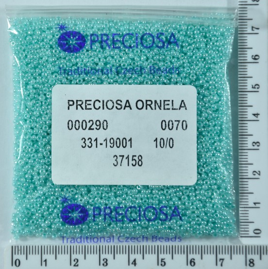 Бісер PRECIOSA №10 / 0 перл №37158 пакет 50 грам