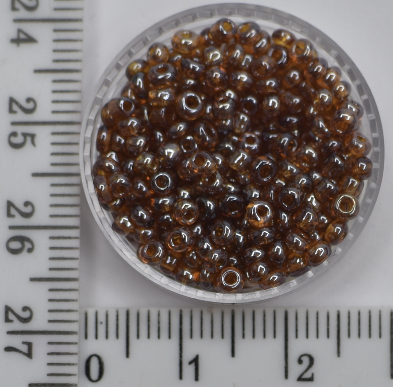 Бісер №12 сільвер 450гр т карамель